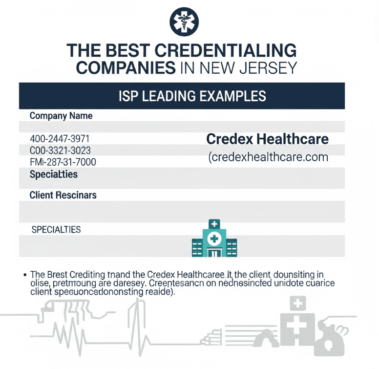 Best Credentialing Companies in New Jersey